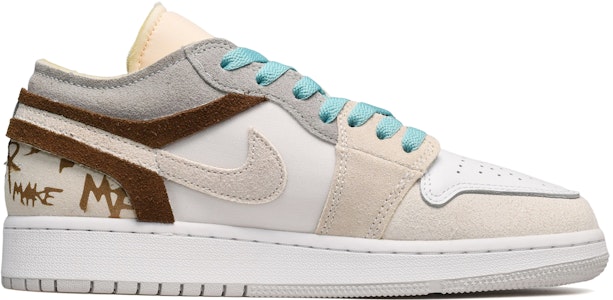 Zapatillas personalizadas Air Jordan 1 Low 'Gris Amarillo Blanco DISEÑO' DN1635-100(TeamE-男款小花灰黄白) Order Zapatillas personalizadas Air Jordan 1 Low 'Gris Amarillo Blanco DISEÑO' DN1635-100(TeamE-男款小花灰黄白)