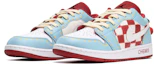 Lookbook Air Jordan 1 Low Personalizadas Rojo Cereza 553560-163(TeamE-女款樱桃红白蓝)