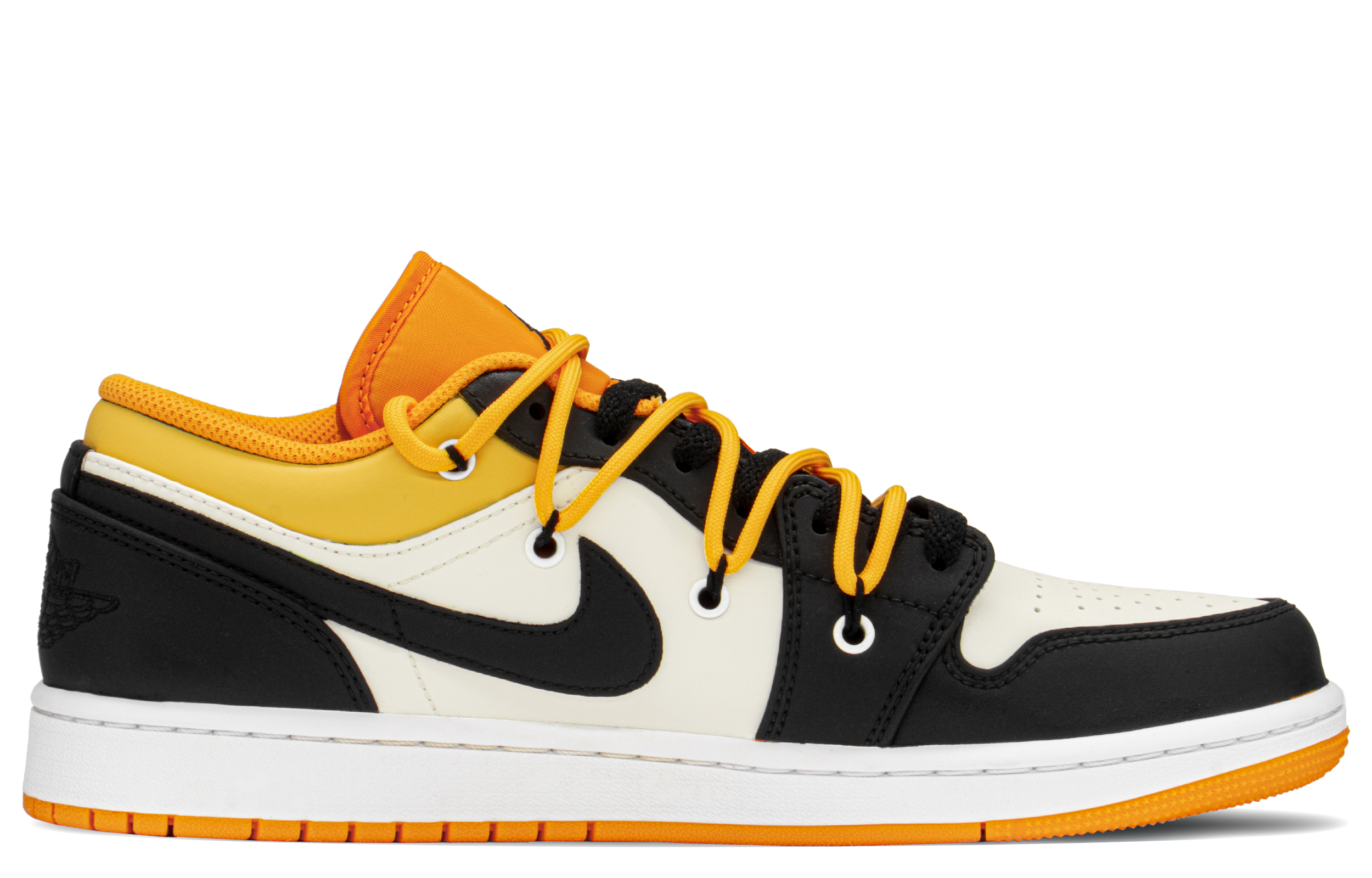 Order Jordan 1 Low "Hip Hop San Valentín" Negro Blanco Amarillo 553558-701(TeamA-AJ爱情造禁转S-BOX)