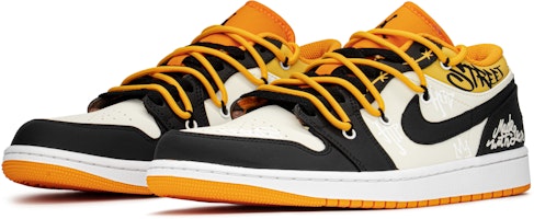 Jordan 1 Low "Hip Hop San Valentín" Negro Blanco Amarillo 553558-701(TeamA-AJ爱情造禁转S-BOX) Lookbook Jordan 1 Low "Hip Hop San Valentín" Negro Blanco Amarillo 553558-701(TeamA-AJ爱情造禁转S-BOX)