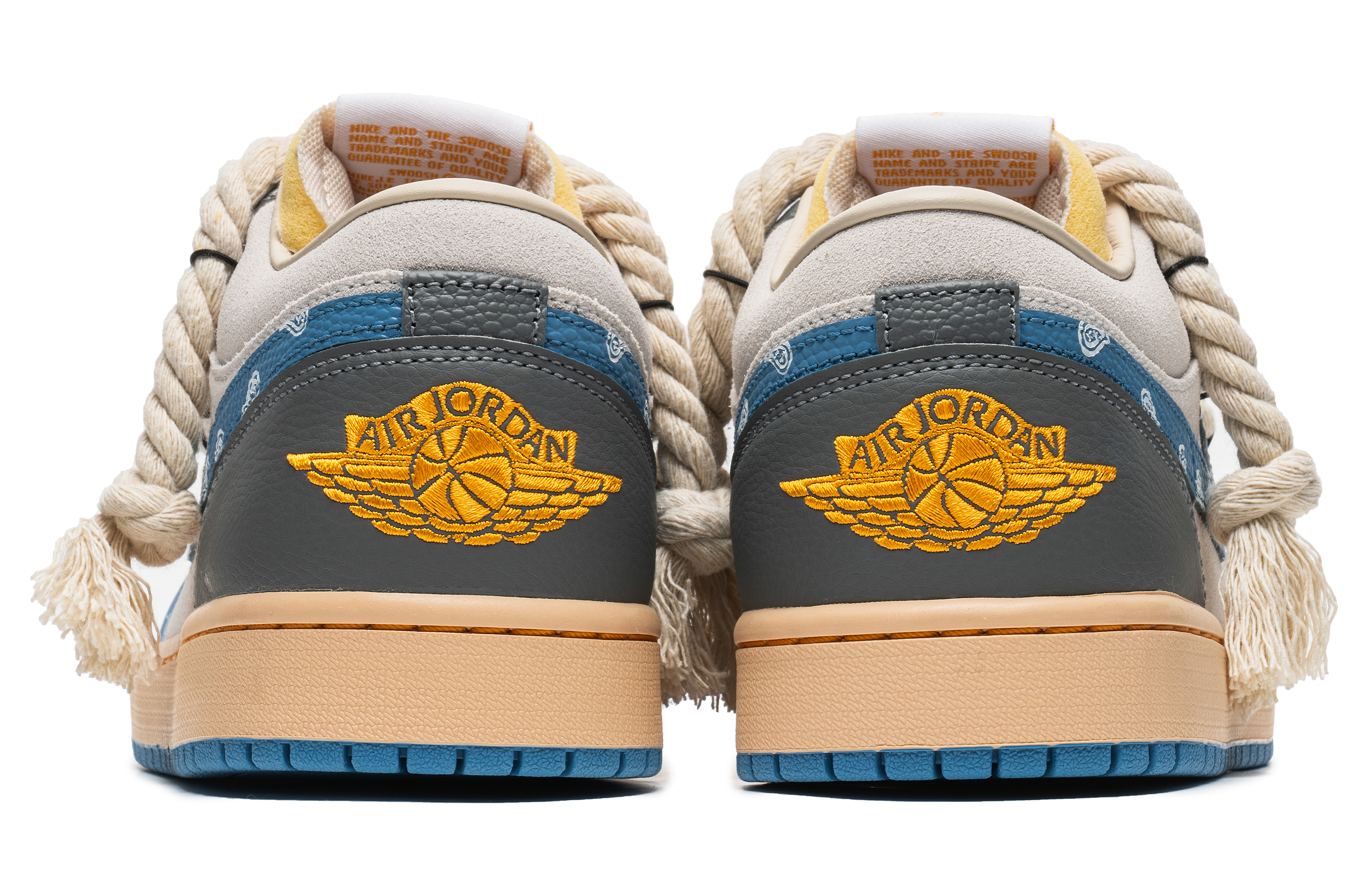 Shop 커스텀 에어 조던 1 로우 '힙합 웨스트 코스트' DZ5376-469(Team67-嘻哈西海岸)