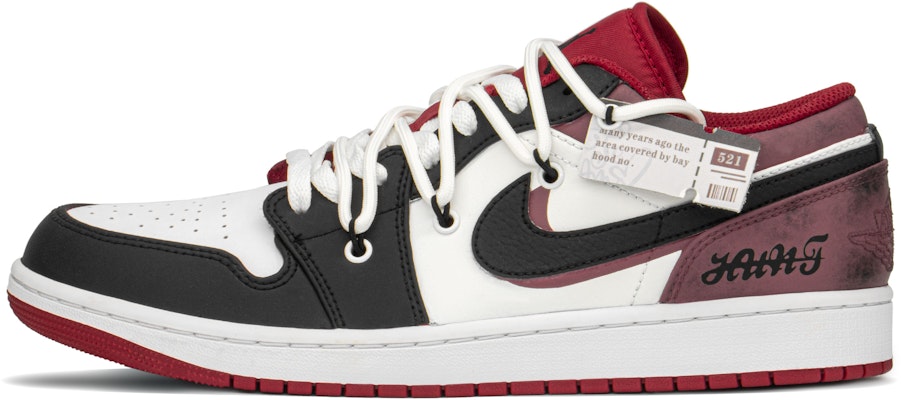 カスタムAJ1 Low "ハンターレッドブラック" 553558-163(TeamA-AJ猎人) Buy カスタムAJ1 Low "ハンターレッドブラック" 553558-163(TeamA-AJ猎人)