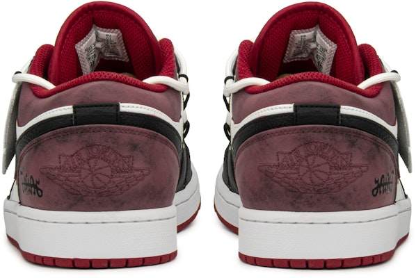 カスタムAJ1 Low "ハンターレッドブラック" 553558-163(TeamA-AJ猎人) Shop カスタムAJ1 Low "ハンターレッドブラック" 553558-163(TeamA-AJ猎人)