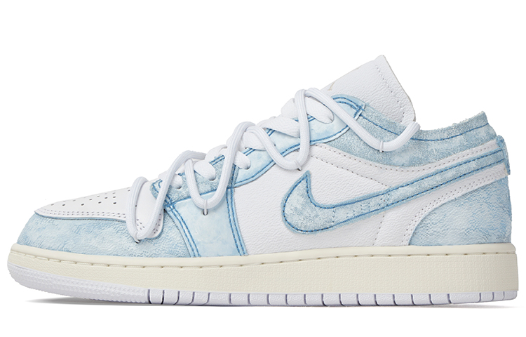 Order [定制鞋] Air Jordan 1 Low '冰蓝' FB9139-002(Team拾柒-女款低帮冰吸一夏球鞋)