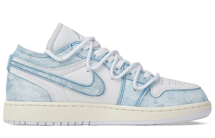 Lookbook [定制鞋] Air Jordan 1 Low '冰蓝' FB9139-002(Team拾柒-女款低帮冰吸一夏球鞋)