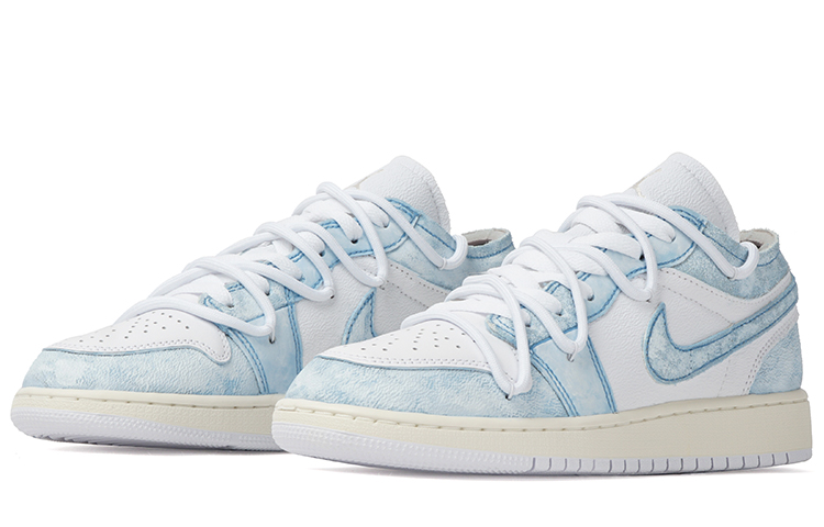 Shop [定制鞋] Air Jordan 1 Low '冰蓝' FB9139-002(Team拾柒-女款低帮冰吸一夏球鞋)