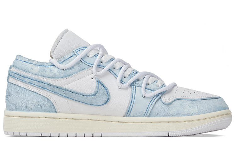 Order [Zapatillas Personalizadas] Air Jordan 1 Low 'Ice Blue Summer Vibe' DN1635-002(Team拾柒-男款低帮冰吸一夏球鞋)