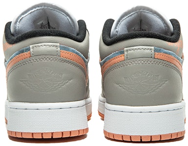 【客製化球鞋】Jordan Air Jordan 1 Low 野鶴製造 油畫風主題 印象派 低筒 復古籃球鞋 GS 灰粉 特殊禮盒版 Purchase 【客製化球鞋】Jordan Air Jordan 1 Low 野鶴製造 油畫風主題 印象派 低筒 復古籃球鞋 GS 灰粉 特殊禮盒版
