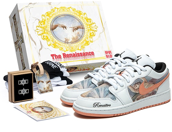 custom-shoes-air-jordan-1-low-impressionist-white-pink