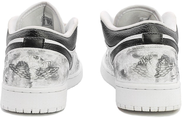 【定制鞋】Air Jordan 1 Low '墨水洗' 低帮 553558-130(TeamM-男款中国风水墨丹青黑白) Shop 【定制鞋】Air Jordan 1 Low '墨水洗' 低帮 553558-130(TeamM-男款中国风水墨丹青黑白)