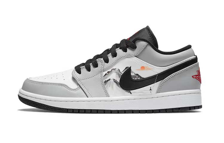 Buy カスタムAJ1 ロー "水墨風景" (Kasutamu AJ1 Rō "Suimoku Fūkei") 553558-030-486846