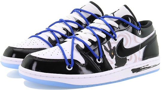 커스텀 에어 조던 1 로우 '잉크드 래빗 - 화이트 블랙' DV1309-100(Team10-水墨魂兔) Lookbook 커스텀 에어 조던 1 로우 '잉크드 래빗 - 화이트 블랙' DV1309-100(Team10-水墨魂兔)