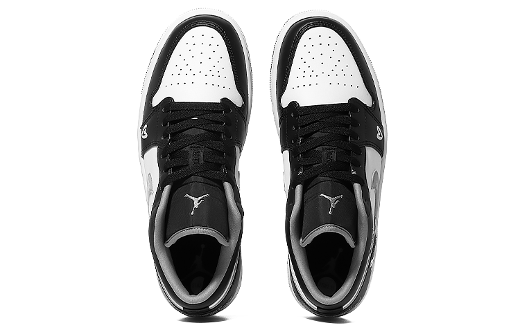 Shop [Zapatillas Personalizadas] Air Jordan 1 Low 'Panda Perezoso' 553558-040(Team10-慵懒大熊猫)