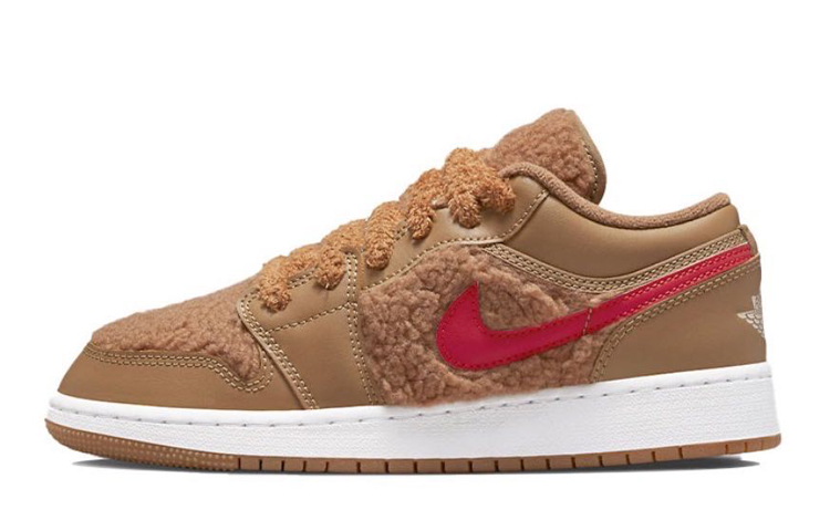 Details for [定制鞋] Air Jordan 1 低帮 '懒浣熊' DO2233-264(TeamR-女款慵懒浣熊白棕)