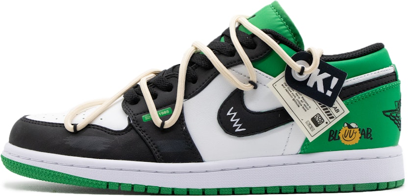 【客製球鞋】 Jordan Air Jordan 1 檸檬 戶外 穿搭 街頭風 簡約 笑臉 標籤 解構 防滑耐磨 低筒 復古籃球鞋 男款 白綠 Buy 【客製球鞋】 Jordan Air Jordan 1 檸檬 戶外 穿搭 街頭風 簡約 笑臉 標籤 解構 防滑耐磨 低筒 復古籃球鞋 男款 白綠