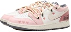 Shop 커스텀 에어 조던 1 로우 '러브 바코드 핑크' (Custom AJ1 Low 'Love Barcode Pink') 553560-053(Team拾玖-爱情条形码S-BOX)