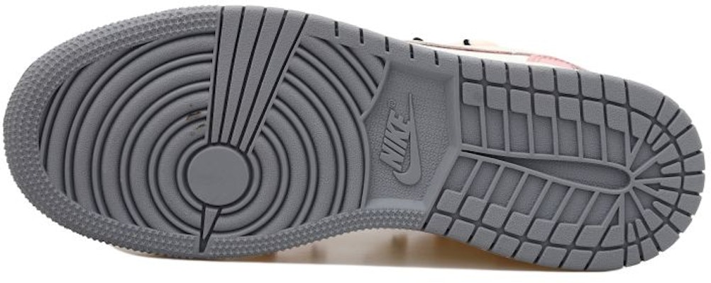 【訂製球鞋】 Jordan Air Jordan 1 OKHR 愛心 戀愛條形碼 把舊的 低筒 解構鞋帶 低筒 復古籃球鞋 GS 白粉 Details for 【訂製球鞋】 Jordan Air Jordan 1 OKHR 愛心 戀愛條形碼 把舊的 低筒 解構鞋帶 低筒 復古籃球鞋 GS 白粉