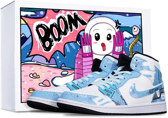 Zapatillas Personalizadas Air Jordan 1 Low "Cyberpunk" 554724-075(TeamT-战损II雾霾蓝S-BOX) Buy Zapatillas Personalizadas Air Jordan 1 Low "Cyberpunk" 554724-075(TeamT-战损II雾霾蓝S-BOX)