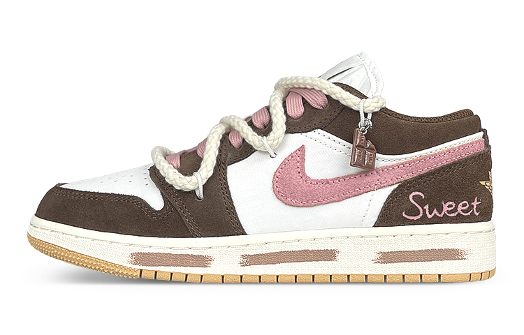 [Custom Shoes] Air Jordan 1 Low 'Melard Cocoa'