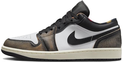 カスタムAJ1 ロー メテオラビット 黒白茶 DQ8422-001(Team10-流星兔几QD) Sizing カスタムAJ1 ロー メテオラビット 黒白茶 DQ8422-001(Team10-流星兔几QD)