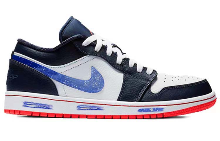 Order [Sepatu Kustom] Air Jordan 1 Low 'Langit Berbintang Tengah Malam' 553558-481-450513
