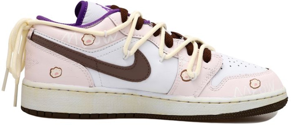 에어 조던 1 로우 '모카 고양이 발자국' (57 characters) 553560-215(Team拾玖-挚爱喵喵S-BOX) Lookbook 에어 조던 1 로우 '모카 고양이 발자국' (57 characters) 553560-215(Team拾玖-挚爱喵喵S-BOX)