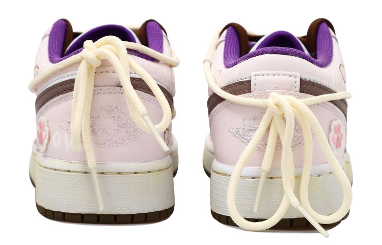 Purchase [定制鞋款] Air Jordan 1 Low '摩卡猫爪涂鸦' 553560-215(Team拾玖-挚爱喵喵S-BOX）