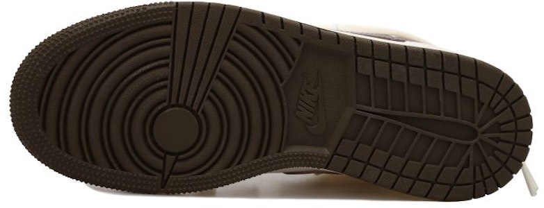 【訂製球鞋】Jordan Air Jordan 1 Low OKHR 貓咪爪印 塗鴉 摩卡 解構風 貼布 做舊 低筒 復古籃球鞋 GS 白棕粉 Details for 【訂製球鞋】Jordan Air Jordan 1 Low OKHR 貓咪爪印 塗鴉 摩卡 解構風 貼布 做舊 低筒 復古籃球鞋 GS 白棕粉