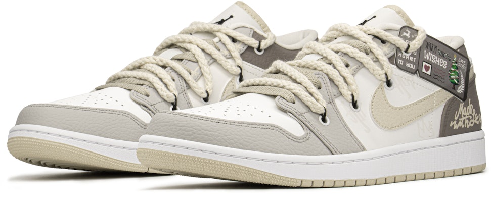 カスタムAJ1 ロー "モカカーキ" FB7168-121(TeamA-AJ男爱情奶咖S-BOX) Lookbook カスタムAJ1 ロー "モカカーキ" FB7168-121(TeamA-AJ男爱情奶咖S-BOX)