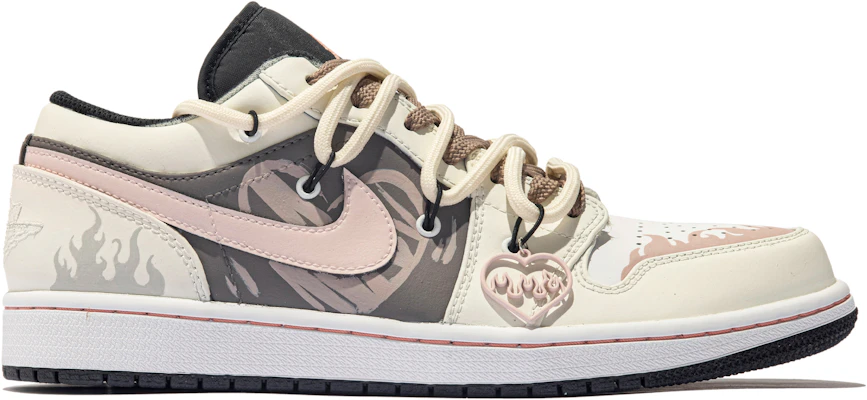 Zapatillas personalizadas Air Jordan 1 Low 'Mocha Stars Graffiti' 553560-062(TeamM-女款摩卡心脏stars) Order Zapatillas personalizadas Air Jordan 1 Low 'Mocha Stars Graffiti' 553560-062(TeamM-女款摩卡心脏stars)