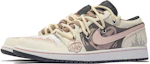 Lookbook Zapatillas personalizadas Air Jordan 1 Low 'Mocha Stars Graffiti' 553560-062(TeamM-女款摩卡心脏stars)