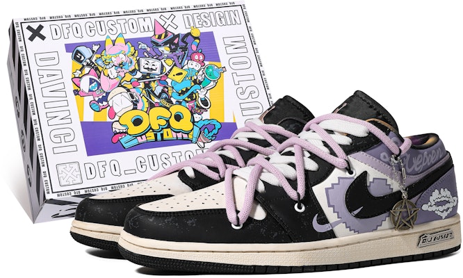 Zapatillas Air Jordan 1 Low 'Molotov Distressed Púrpura y Negro' DQ8422-001(TeamM-男款莫洛托夫S-BOX) Buy Zapatillas Air Jordan 1 Low 'Molotov Distressed Púrpura y Negro' DQ8422-001(TeamM-男款莫洛托夫S-BOX)