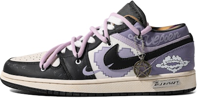 Zapatillas Air Jordan 1 Low 'Molotov Distressed Púrpura y Negro' DQ8422-001(TeamM-男款莫洛托夫S-BOX) Order Zapatillas Air Jordan 1 Low 'Molotov Distressed Púrpura y Negro' DQ8422-001(TeamM-男款莫洛托夫S-BOX)