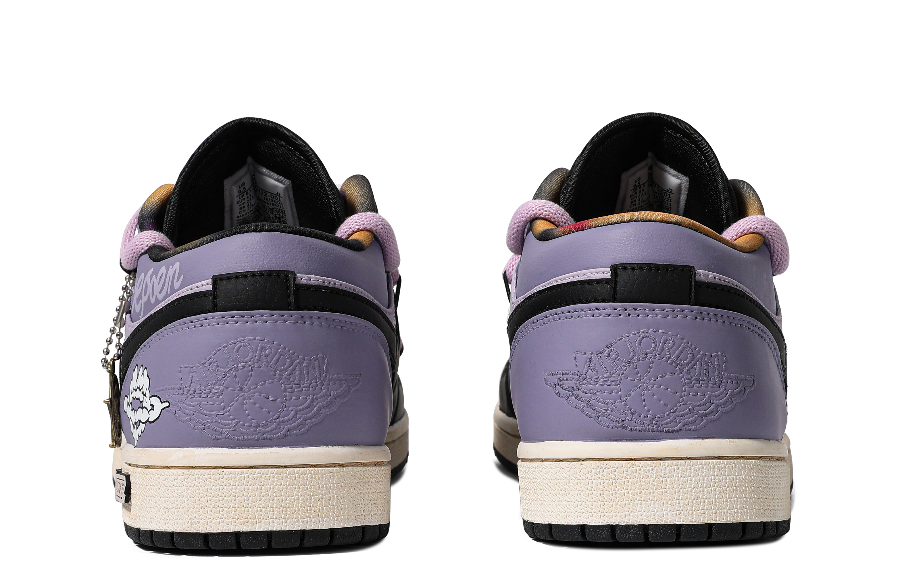 Purchase Zapatillas Air Jordan 1 Low 'Molotov Distressed Púrpura y Negro' DQ8422-001(TeamM-男款莫洛托夫S-BOX)