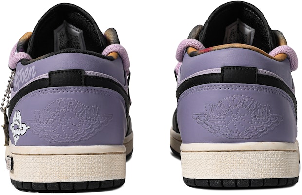 カスタムシューズ Air Jordan 1 Low 'モロトフ ディストレス パープル ブラック' DQ8422-001(TeamM-男款莫洛托夫S-BOX) Purchase カスタムシューズ Air Jordan 1 Low 'モロトフ ディストレス パープル ブラック' DQ8422-001(TeamM-男款莫洛托夫S-BOX)