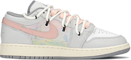 カスタムAJ1 ロー "ムーングレーピンク" 553560-053(TeamA-AJ油画灰S-BOX) Lookbook カスタムAJ1 ロー "ムーングレーピンク" 553560-053(TeamA-AJ油画灰S-BOX)