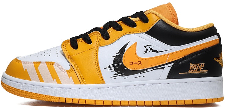 custom-shoes-air-jordan-1-low-mount-akina-racer-yellow-white