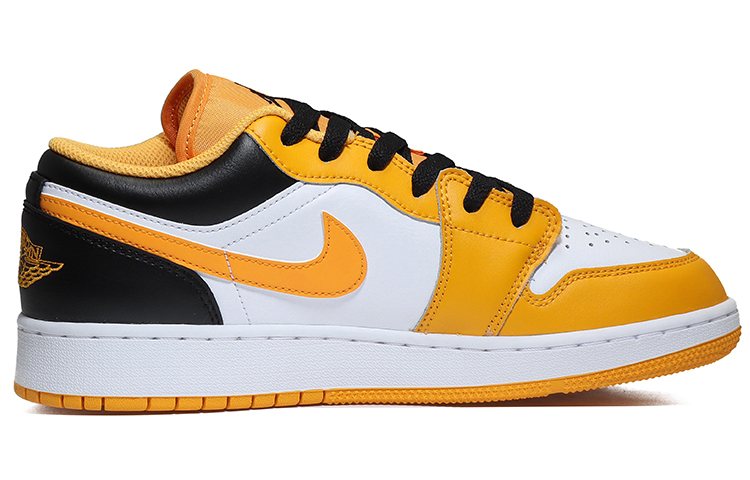 Order 【客製球鞋】Jordan Air Jordan 1 Low 賽車世界 秋名山 潮酷時尚 低筒 復古籃球鞋 GS 黃白