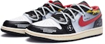 Lookbook 【定制球鞋】Jordan Air Jordan 1 Low 僵屍先生 解構 手繪噴繪 低筒 復古籃球鞋 男款 黑灰紅