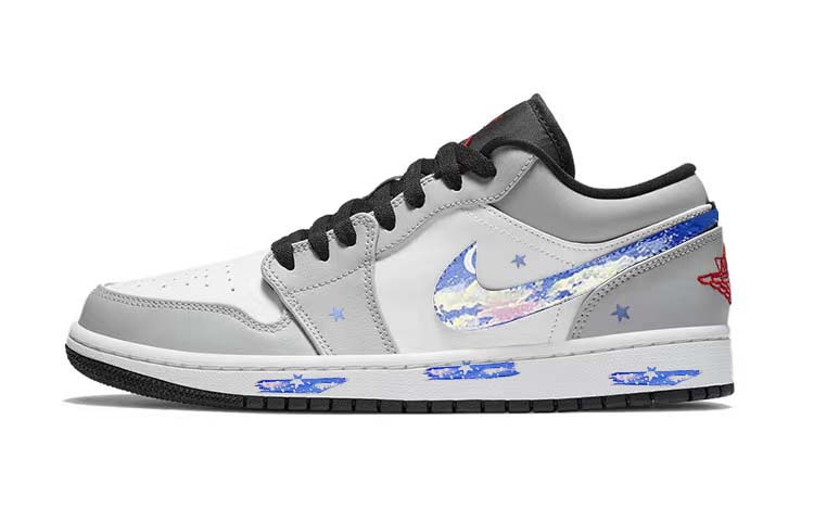 Buy [定制鞋] Air Jordan 1 Low '神秘宇宙' 553558-030-450512