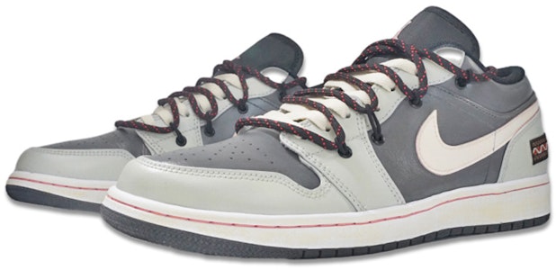 【定制球鞋】Jordan Air Jordan 1 Low 西部世界 神秘印第安 解構做舊風 復古 休閒 低幫 復古籃球鞋 男款 米色 Lookbook 【定制球鞋】Jordan Air Jordan 1 Low 西部世界 神秘印第安 解構做舊風 復古 休閒 低幫 復古籃球鞋 男款 米色