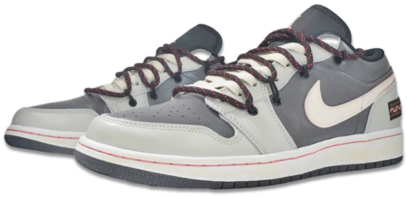 【定制球鞋】Jordan Air Jordan 1 Low 西部世界 神秘印第安 解構做舊風 復古 休閒 低幫 復古籃球鞋 男款 米色 Lookbook 【定制球鞋】Jordan Air Jordan 1 Low 西部世界 神秘印第安 解構做舊風 復古 休閒 低幫 復古籃球鞋 男款 米色