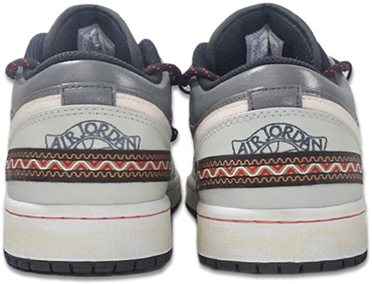 【定制球鞋】Jordan Air Jordan 1 Low 西部世界 神秘印第安 解構做舊風 復古 休閒 低幫 復古籃球鞋 男款 米色 Purchase 【定制球鞋】Jordan Air Jordan 1 Low 西部世界 神秘印第安 解構做舊風 復古 休閒 低幫 復古籃球鞋 男款 米色