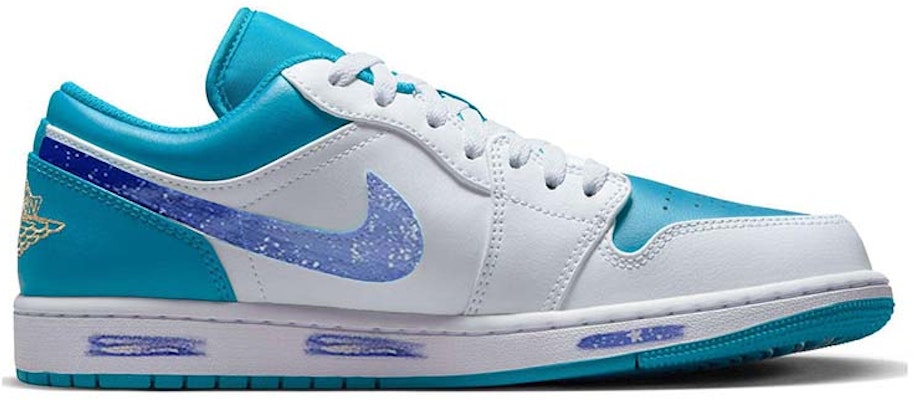 【訂製球鞋】 Jordan Air Jordan 1 神祕星空 星際航海 落月星河 潮流復古 防滑耐磨 低筒 復古籃球鞋 男款 藍白 Order 【訂製球鞋】 Jordan Air Jordan 1 神祕星空 星際航海 落月星河 潮流復古 防滑耐磨 低筒 復古籃球鞋 男款 藍白