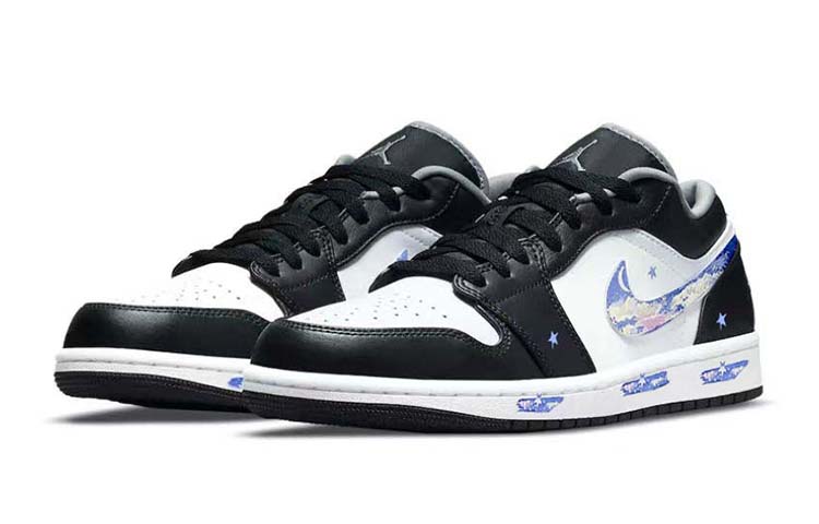 Lookbook [定制鞋] Air Jordan 1 Low '神秘星空之旅黑白灰' 553558-040-450511