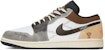 에어 조던 1 로우 '나바호 토템 그레이-화이트-브라운' (커스텀) DX4334-008(Team拾柒-男款低帮纳瓦霍图腾球鞋)