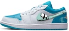 Buy 【客製化球鞋】 Jordan Air Jordan 1 Low 新中式 熊貓抱竹 防滑耐磨 低筒 復古籃球鞋 男款 藍白綠