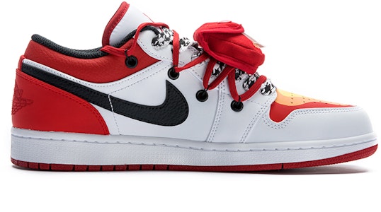 【定製球鞋】【9天發貨】Air Jordan 1 Low 芝加哥 新年主題 虎年限定 反轉白紅 解構雙鞋帶 熱成像 壓歲包 特殊鞋帶 老虎 低幫 復古籃球鞋 男款 白紅 Lookbook 【定製球鞋】【9天發貨】Air Jordan 1 Low 芝加哥 新年主題 虎年限定 反轉白紅 解構雙鞋帶 熱成像 壓歲包 特殊鞋帶 老虎 低幫 復古籃球鞋 男款 白紅