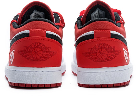 【定製球鞋】【9天發貨】Air Jordan 1 Low 芝加哥 新年主題 虎年限定 反轉白紅 解構雙鞋帶 熱成像 壓歲包 特殊鞋帶 老虎 低幫 復古籃球鞋 男款 白紅 Details for 【定製球鞋】【9天發貨】Air Jordan 1 Low 芝加哥 新年主題 虎年限定 反轉白紅 解構雙鞋帶 熱成像 壓歲包 特殊鞋帶 老虎 低幫 復古籃球鞋 男款 白紅