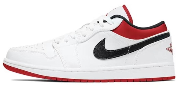 【定製球鞋】【9天發貨】Air Jordan 1 Low 芝加哥 新年主題 虎年限定 反轉白紅 解構雙鞋帶 熱成像 壓歲包 特殊鞋帶 老虎 低幫 復古籃球鞋 男款 白紅 1